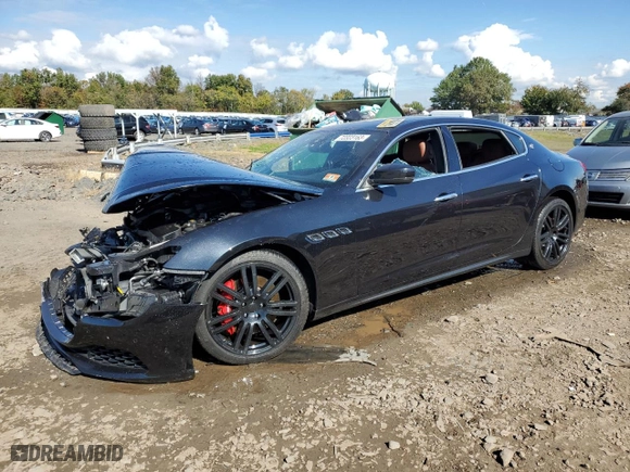 2017 Maserati Quattroporte S Q4 with VIN ZAM56RRA7H1250969, listed as a Copart auction lot 72323163 with 0 mi miles. Bid and sale history available at carsss.com. Image 1.