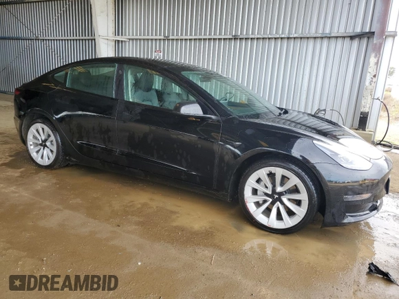 2022 Tesla Model 3 with VIN 5YJ3E1EA3NF289292, listed as a Copart auction lot 45974405 with 109,164 mi miles and Clean Title. Bid and sale history available at carsss.com. Image 4.