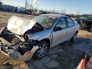 2004 Dodge Neon SXT with VIN 1B3ES56C44D530504, listed as a Copart auction lot 46360045 with 46,361 mi miles and Salvage Title. Bid and sale history available at carsss.com. Image 1.