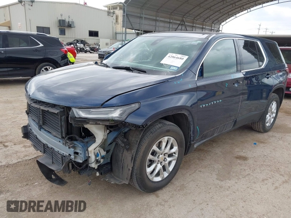 2023 Chevrolet Traverse LS with VIN 1GNERFKW6PJ221839, listed as a IAAI auction lot 42064680 with 41,183 mi miles and . Bid and sale history available at DreamBid. Image 18.