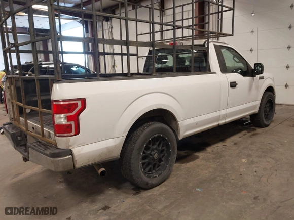 2019 Ford F-150 XL with VIN 1FTMF1C53KKE18847, listed as a IAAI auction lot 41526344 with 184,942 mi miles. Bid and sale history available at carsss.com. Image 4.