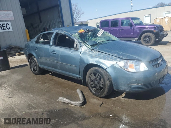 2005 Chevrolet Cobalt LS with VIN 1G1AL52F457526150, listed as a Copart auction lot 54312855 with Not Provided miles and Salvage Title. Bid and sale history available at DreamBid. Image 4.