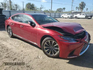 2018 Lexus LS with VIN JTHB5LFF6J5001261, listed as a Copart auction lot 78226584 with 72,477 mi miles and Salvage Title. Bid and sale history available at carsss.com. Image 4.