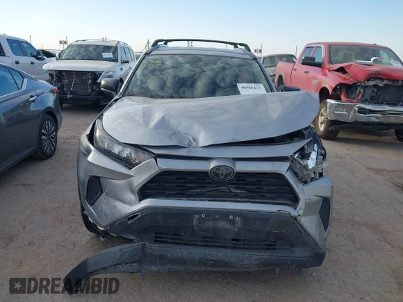 2020 Toyota RAV4 LE with VIN JTMH1RFV4LD044166, listed as a IAAI auction lot 40566121 with 55,856 mi miles. Bid and sale history available at carsss.com. Image 11.