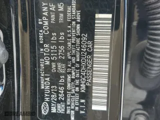 2013 Hyundai Genesis 5.0L R-Spec with VIN KMHGC4DHXDU246092, listed as a Copart auction lot 45556245 with 139,951 mi miles and Salvage Title. Bid and sale history available at carsss.com. Image 13.