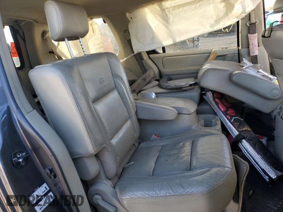 2006 Infiniti QX56 with VIN 5N3AA08C16N805519, listed as a Copart auction lot 86706524 with 152,246 mi miles and Salvage title. Bid and sale history available at DreamBid. Image 11.