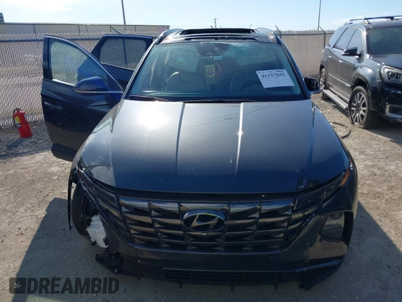 2023 Hyundai Tucson Limited with VIN 5NMJE3AE4PH270148, listed as a IAAI auction lot 41157042 with 42,463 mi miles. Bid and sale history available at carsss.com. Image 12.