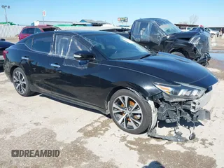 2018 Nissan Maxima SV with VIN 1N4AA6AP3JC387178, listed as a IAAI auction lot 41753170 with 112,538 mi miles. Bid and sale history available at carsss.com. Image 1.