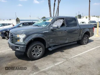 2016 Ford F-150 XLT with VIN 1FTEW1EP0GKE15723, listed as a Copart auction lot 65639665 with 115,463 mi miles and Salvage title. Bid and sale history available at DreamBid. Image 1.