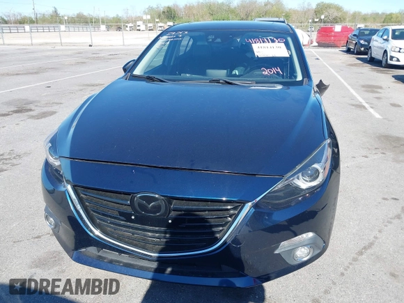 2014 Mazda 3 S Grand Touring with VIN JM1BM1M32E1208762, listed as a IAAI auction lot 41814130 with 117,620 mi miles and . Bid and sale history available at DreamBid. Image 13.