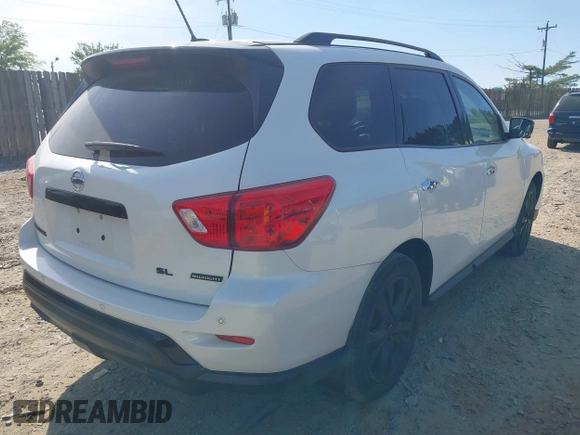 2018 Nissan Pathfinder SL with VIN 5N1DR2MNXJC661765, listed as a IAAI auction lot 42081533 with 87,299 mi miles. Bid and sale history available at carsss.com. Image 4.
