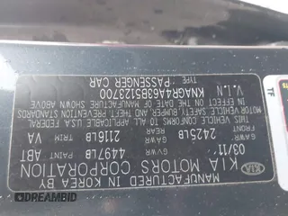 2011 Kia Optima SX z VIN KNAGR4A63B5123700, wystawiony jako IAAI lot #42405026 z przebiegiem 158 349 mil mil oraz . Historia ofert i sprzedaży dostępna na DreamBid. Obrazek 9.