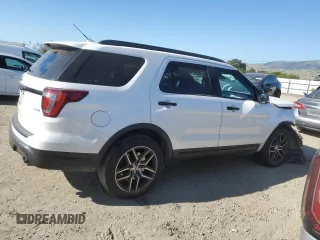 2018 Ford Explorer Sport с VIN 1FM5K8GT6JGC06605, выставлен на аукционе Copart как лот 56073775 с пробегом 88 604 миль миль и Списание • Salvage title. История ставок и продаж доступна на DreamBid. Изображение 3.