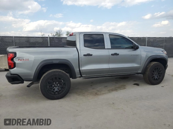 2023 Chevrolet Colorado 4WD Trail Boss with VIN 1GCPTEEK2P1190711, listed as a Copart auction lot 46458525 with Not Provided miles and Salvage Title. Bid and sale history available at carsss.com. Image 3.