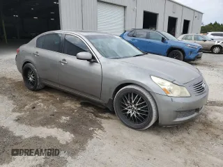 2007 Infiniti G35 Journey with VIN JNKBV61E67M725255, listed as a Copart auction lot 76251064 with 214,985 mi miles and Salvage Title. Bid and sale history available at DreamBid. Image 4.