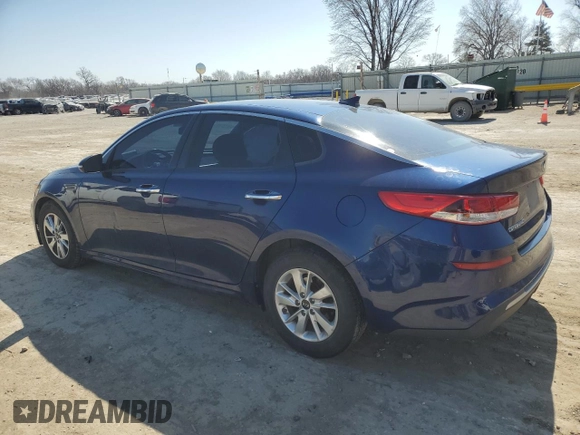 2019 Kia Optima LX with VIN 5XXGT4L33KG277679, listed as a Copart auction lot 48365435 with 124,878 mi miles and Salvage Title. Bid and sale history available at carsss.com. Image 2.