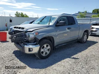 2021 Toyota Tundra SR with VIN 5TFUY5F11MX973652, listed as a Copart auction lot 62822475 with 100,231 mi miles and Salvage title. Bid and sale history available at DreamBid. Image 1.