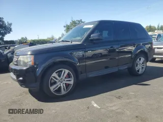 2013 Land Rover Range Rover Sport SC with VIN SALSH2E41DA784027, listed as a Copart auction lot 62400115 with 104,189 mi miles and Salvage title. Bid and sale history available at DreamBid. Image 1.