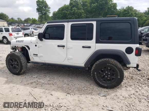 2021 Jeep Wrangler Unlimited Sport S с VIN 1C4HJXDN8MW678979, выставлен на аукционе Copart как лот 57180015 с пробегом 43 335 миль миль и Списание • Salvage title. История ставок и продаж доступна на DreamBid. Изображение 2.