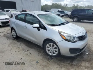 2014 Kia Rio LX with VIN KNADM4A38E6384696, listed as a Copart auction lot 58718174 with 121,760 mi miles and Salvage Title. Bid and sale history available at carsss.com. Image 4.