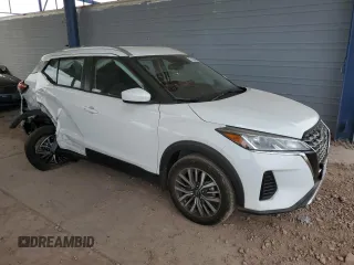 2024 Nissan Kicks SV with VIN 3N1CP5CVXRL483397, listed as a Copart auction lot 47669215 with 8,144 mi miles and Salvage Title. Bid and sale history available at carsss.com. Image 4.