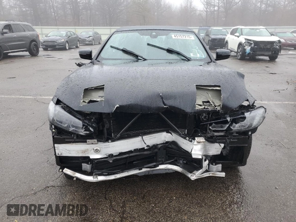 2023 BMW 4 Series 430i xDrive with VIN WBA43AT09PCL18313, listed as a Copart auction lot 45157215 with 20,055 mi miles and Salvage Title. Bid and sale history available at DreamBid. Image 5.