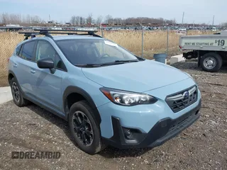 2022 Subaru Crosstrek with VIN JF2GTAAC6N9241781, listed as a IAAI auction lot 41850235 with 80,140 mi miles. Bid and sale history available at carsss.com. Image 1.