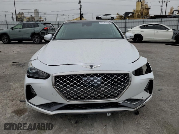 2019 Genesis G70 Advanced with VIN KMTG74LEXKU024019, listed as a Copart auction lot 50832935 with 111,373 mi miles and Salvage Title. Bid and sale history available at DreamBid. Image 5.
