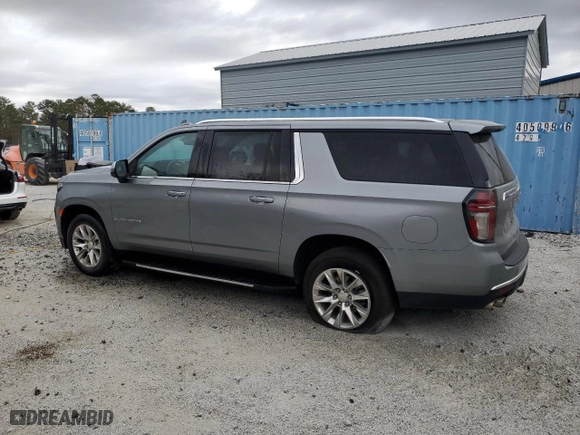 2023 Chevrolet Suburban Premier with VIN 1GNSCFKD7PR419298, listed as a Copart auction lot 47659465 with 33,050 mi miles and Clean Title. Bid and sale history available at carsss.com. Image 2.