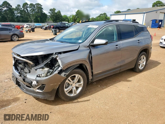 2020 GMC Terrain SLE with VIN 3GKALMEV8LL180783, listed as a Copart auction lot 60984115 with 125,021 mi miles and Salvage title. Bid and sale history available at DreamBid. Image 1.