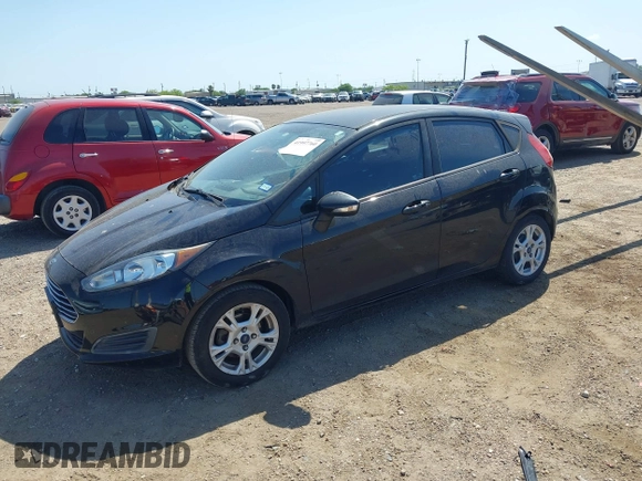 2015 Ford Fiesta SE with VIN 3FADP4EJXFM190262, listed as a IAAI auction lot 41997760 with 81,522 mi miles. Bid and sale history available at carsss.com. Image 17.
