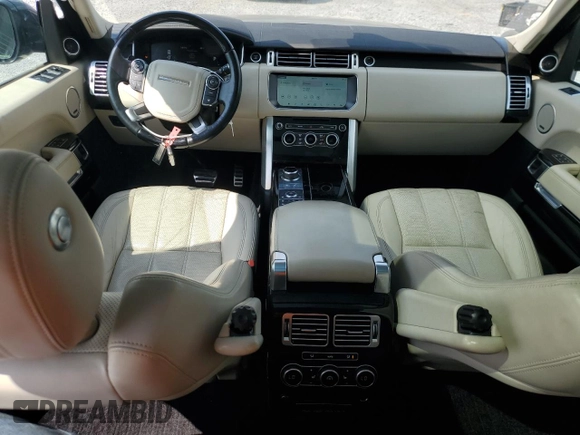 2017 Land Rover Range Rover with VIN SALGS2FE5HA324390, listed as a Copart auction lot 54923095 with 109,116 mi miles and Salvage title. Bid and sale history available at DreamBid. Image 8.