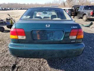 1998 Honda Civic EX with VIN 2HGEJ8548WH511734, listed as a Copart auction lot 46406175 with 215,785 mi miles and Salvage Title. Bid and sale history available at carsss.com. Image 6.