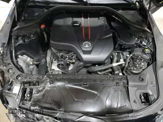2021 Toyota GR Supra 2.0 with VIN WZ1DB2C0XMW044031, listed as a Copart auction lot 47204675 with 0 mi miles and Salvage Title. Bid and sale history available at carsss.com. Image 12.
