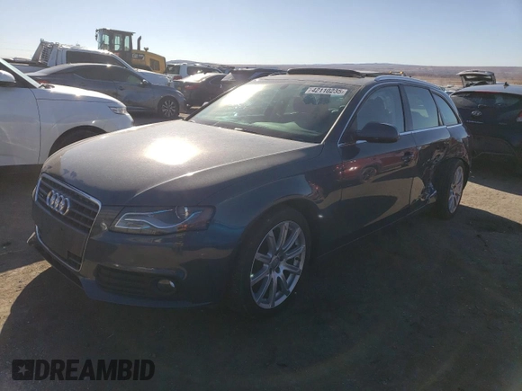 2010 Audi A4 2.0T Premium Plus with VIN WAUWFAFLXAA128352, listed as a Copart auction lot 42110235 with 103,598 mi miles and Salvage Title. Bid and sale history available at carsss.com. Image 1.