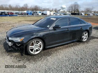 2016 Audi A6 Premium Plus with VIN WAUFGAFCXGN041470, listed as a Copart auction lot 49487135 with 176,273 mi miles and Salvage title. Bid and sale history available at DreamBid. Image 1.