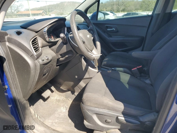 2017 Chevrolet Trax LS with VIN 3GNCJKSB9HL134290, listed as a Copart auction lot 50876385 with 123,864 mi miles and Salvage Title. Bid and sale history available at carsss.com. Image 7.