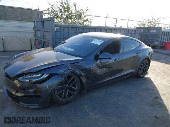2021 Tesla Model S Long Range with VIN 5YJSA1E53MF436865, listed as a IAAI auction lot 41384837 with 20,829 mi miles and . Bid and sale history available at DreamBid. Image 16.