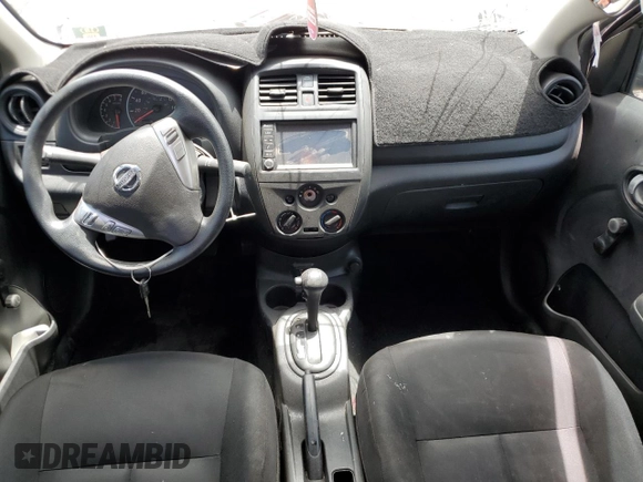 2019 Nissan Versa SV with VIN 3N1CN7AP5KL874372, listed as a Copart auction lot 57819925 with 43,937 mi miles and Salvage title. Bid and sale history available at DreamBid. Image 8.