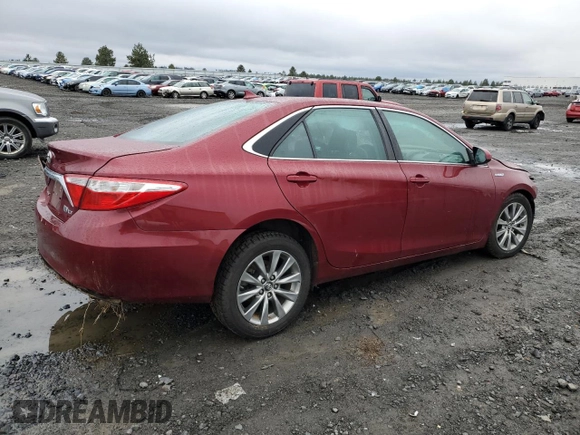 2017 Toyota Camry Hybrid LE with VIN 4T1BD1FK4HU213965, listed as a Copart auction lot 82191244 with 0 mi miles and Salvage Title. Bid and sale history available at carsss.com. Image 3.