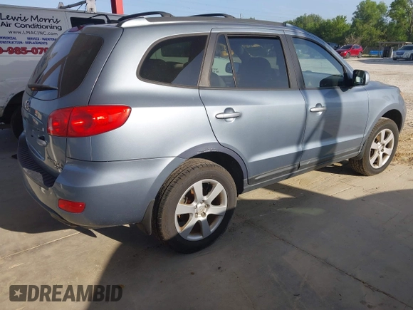 2009 Hyundai Santa Fe SE with VIN 5NMSH73EX9H318027, listed as a IAAI auction lot 42668676 with 185,610 mi miles and . Bid and sale history available at DreamBid. Image 4.
