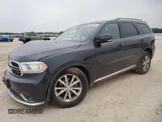 2014 Dodge Durango Limited with VIN 1C4RDHDG1EC551383, listed as a Copart auction lot 51562415 with 166,971 mi miles and Salvage title. Bid and sale history available at DreamBid. Image 1.