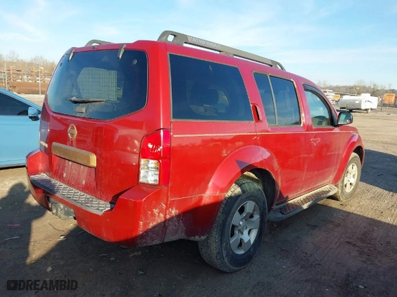 2006 Nissan Pathfinder SE with VIN 5N1AR18U26C663659, listed as a IAAI auction lot 41494195 with 1 mi miles. Bid and sale history available at carsss.com. Image 4.