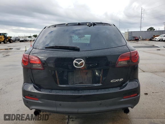 2013 Mazda CX-9 Touring with VIN JM3TB2CAXD0422801, listed as a Copart auction lot 58839295 with 194,434 mi miles and Salvage title. Bid and sale history available at DreamBid. Image 6.