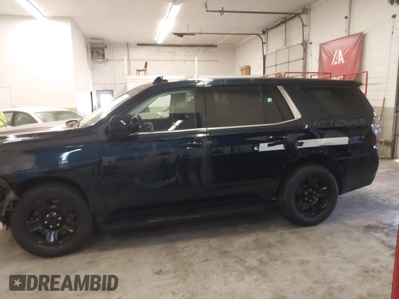 2023 Chevrolet Tahoe Commercial with VIN 1GNSCLED8PR211103, listed as a IAAI auction lot 41475687 with 16,445 mi miles and . Bid and sale history available at DreamBid. Image 14.