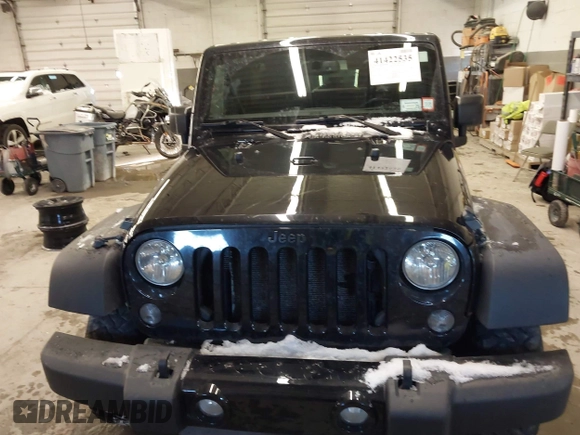 2016 Jeep Wrangler Unlimited Sport with VIN 1C4BJWDG9GL114359, listed as a IAAI auction lot 41422535 with 133,462 mi miles and . Bid and sale history available at DreamBid. Image 13.