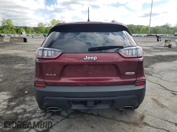 2019 Jeep Cherokee Latitude Plus z VIN 1C4PJMLNXKD192548, wystawiony jako Copart lot #55999925 z przebiegiem 28 762 mil mil oraz Szkoda całkowita • Salvage title. Historia ofert i sprzedaży dostępna na DreamBid. Obrazek 6.