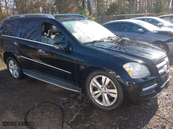 2011 Mercedes-Benz GL-Class GL 450 with VIN 4JGBF7BE6BA628596, listed as a IAAI auction lot 41737405 with 166,040 mi miles. Bid and sale history available at carsss.com. Image 1.