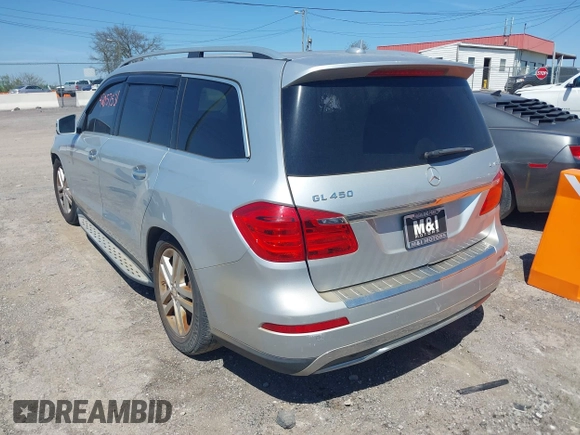 2014 Mercedes-Benz GL 450 z VIN 4JGDF7CE4EA347876, wystawiony jako IAAI lot #42386949 z przebiegiem 133 400 mil mil oraz . Historia ofert i sprzedaży dostępna na DreamBid. Obrazek 3.