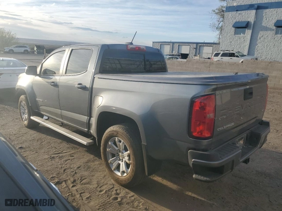 2022 Chevrolet Colorado 2WD LT with VIN 1GCGSCENXN1106357, listed as a Copart auction lot 50094975 with 32,409 mi miles and Salvage Title. Bid and sale history available at carsss.com. Image 2.
